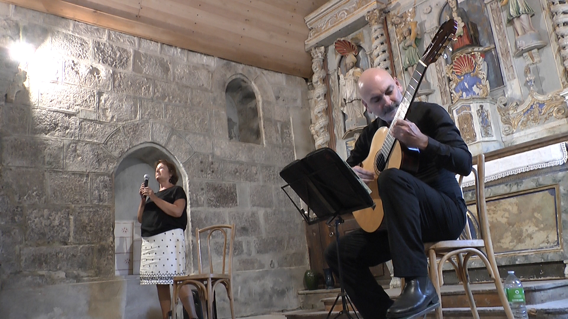 Concert du 9 juillet 2023 : Turlande à travers chants . Maria Dolores Morales et Frédéric Denépoux